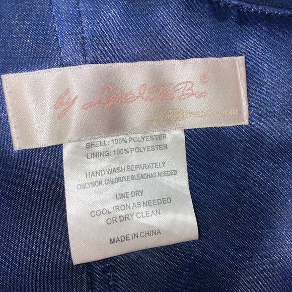 Navy knee length dress - Picture 4 of 4